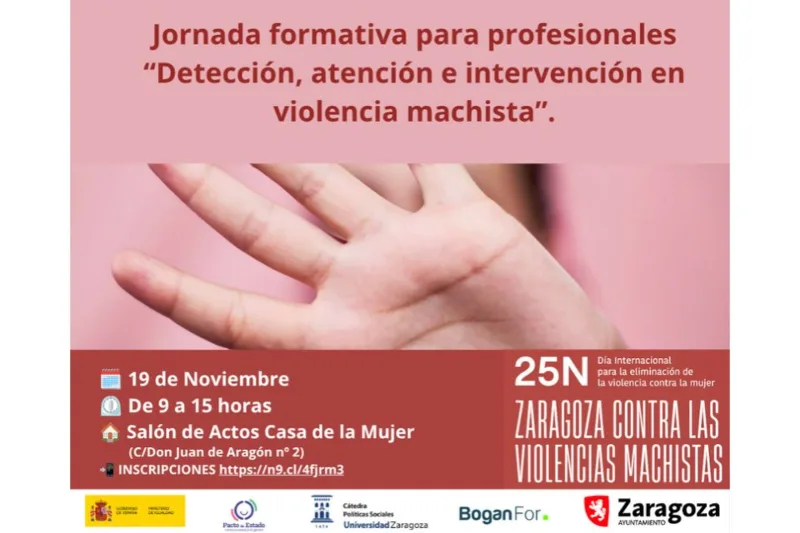 Jornada formativa: "Detección, atención e intervención en violencia machista"