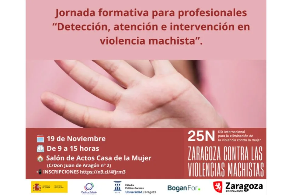 Jornada formativa: "Detección, atención e intervención en violencia machista"