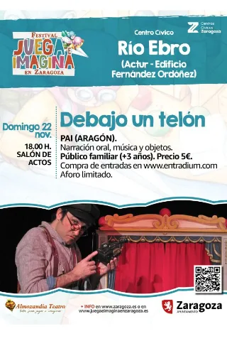 Juega e imagina: Debajo UN Telón. Oswaldo PAI (Aragón)