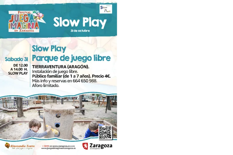 Juega E Imagina 2026: Slowplay-- Parque de Juego Libre. Tierraventura (Aragón)