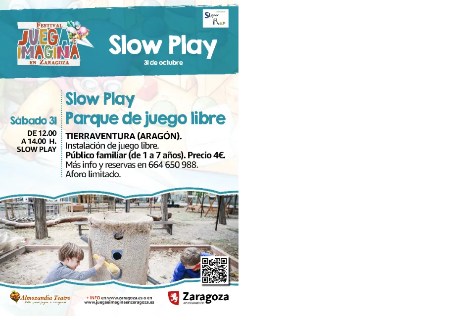 Juega E Imagina 2026: Slowplay-- Parque de Juego Libre. Tierraventura (Aragón)