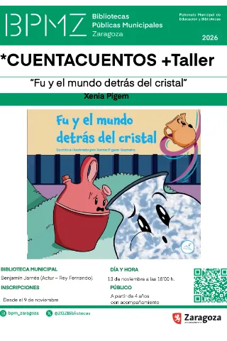 Cuentacuentos y taller "Fu y el mundo detrás del cristal" por Xenia Pigem