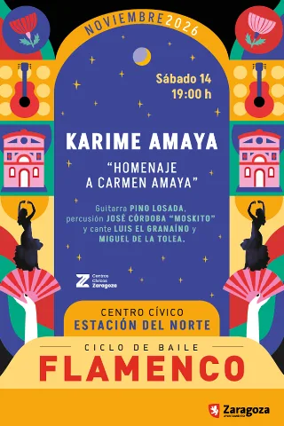 "Homenaje a Carmen Amaya" Karime Amaya. Ciclo de Baile Flamenco Estación del Norte 2026