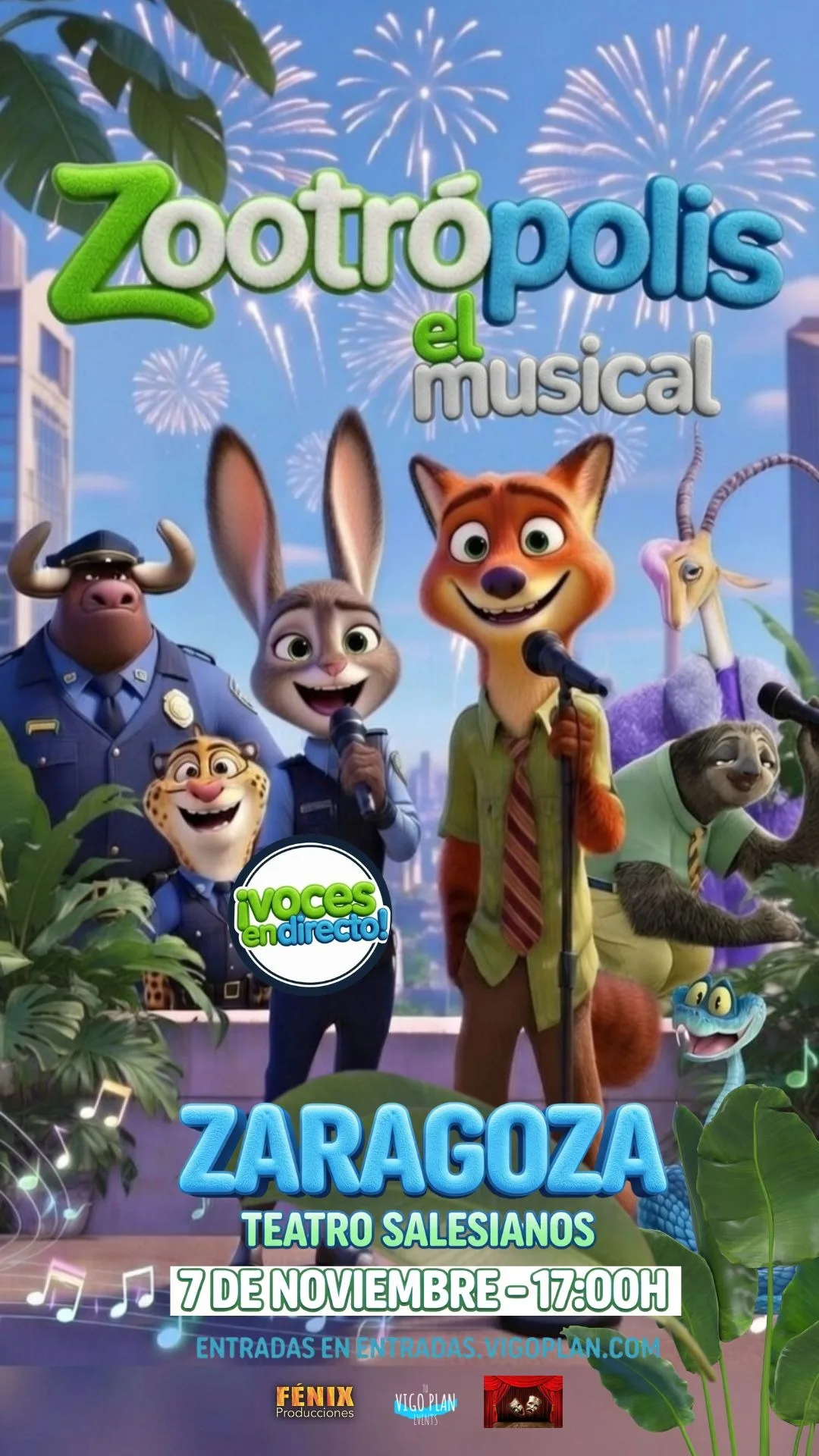 Cartel de Zootrópolis, El Musical