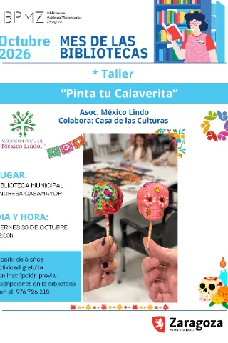 Taller de catrinas: ¡pinta tu calaverita!