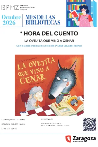 Cuentacuentos "La ovejita que vino a cenar" en colaboración con el Centro de Convivencia de Mayores Salvador Allende