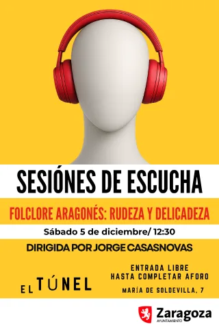Sesión de escucha de Folclore aragonés: rudeza y delicadeza, con Jorge Casasnovas