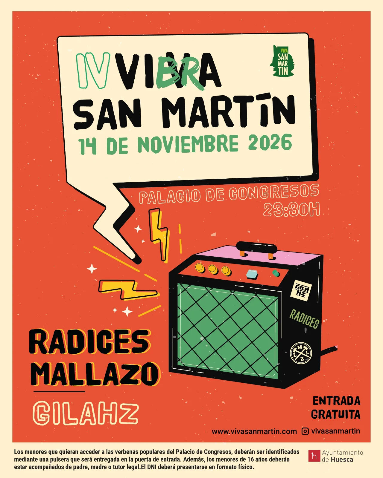 Cartel de IV Vibra San Martin