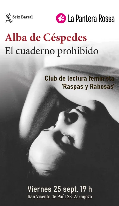 Club de Lectura Feminista Raspas y Rabosas con 'El cuaderno prohibido' de Alba de Céspedes