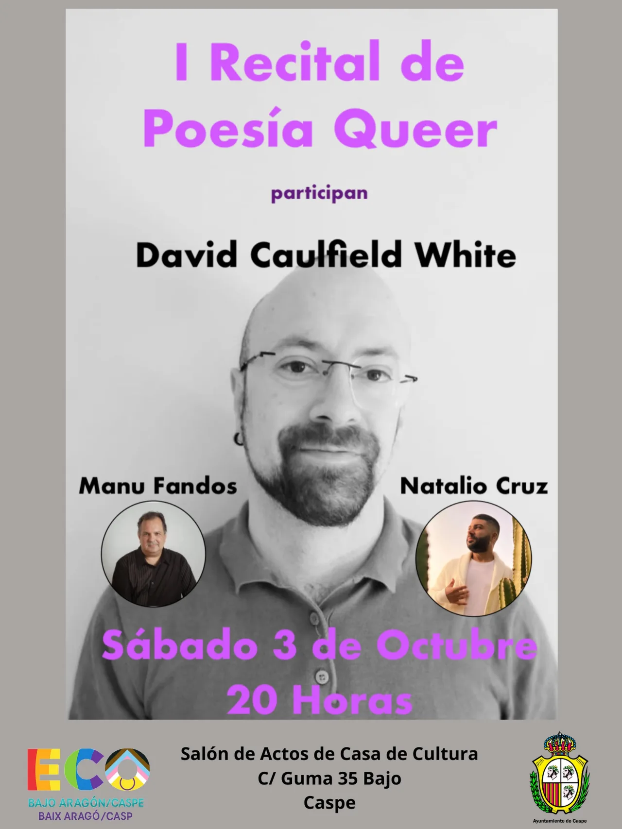 Cartel de I Recital de poesía Queer