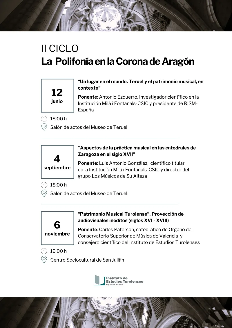 II Ciclo la Polifonía en la Corona de Aragón