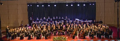Hevia y la Banda de Música Santa Cecilia de Teruel