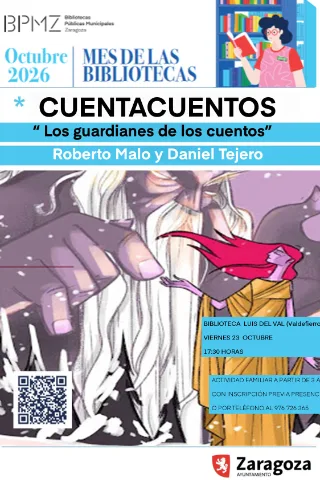 Cuentacuentos "Los guardianes de los cuentos" con Roberto Malo y Daniel Tejero