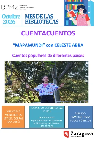 Cuentacuentos "Mapamundi" con Celeste Abba
