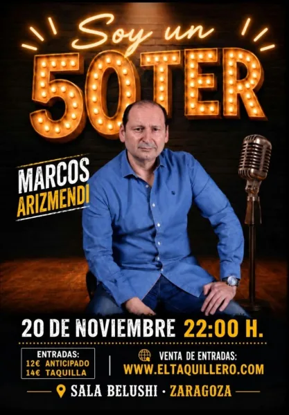Marcos Arizmendi: Soy un 50 ter