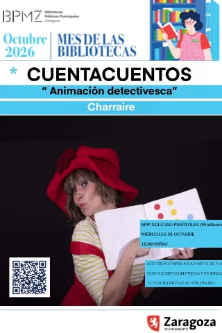 "Animación detectivesca" con Charraire