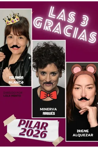 Las tres gracias: Minerva Arbués, Irene Alquézar y Yolanda Blanco