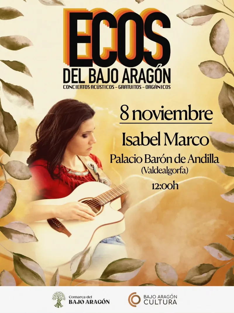 Ecos del Bajo Aragón: Isabel Marco