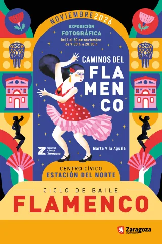 Exposición fotográfica: "Caminos del flamenco" de Marta Vila Aguilá Ciclo de Baile Flamenco Estación del Norte 2026