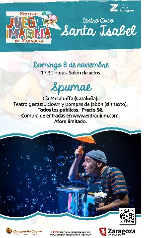 Juega E Imagina 2026: SPUMae. Cía Melabuffa (Cataluña)