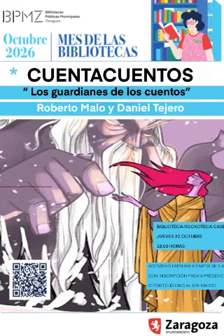 Cuentacuentos "Los guardianes de los cuentos" con Roberto Malo y Daniel Tejero