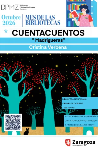 Cuentacuentos "Madrigueras" con Cristina Verbena