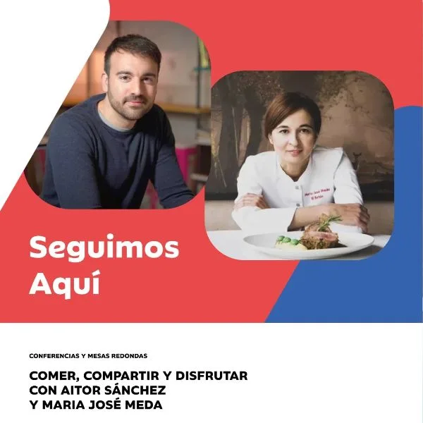 Comer, compartir y disfrutar, con Aitor Sánchez y María José Meda