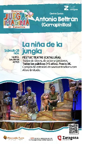 Juega E Imagina 2026: La niña de la Jungla. Festuc Teatre (Cataluña)