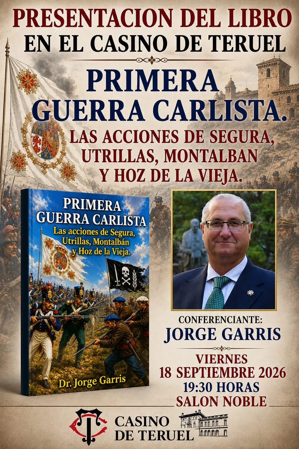Presentación del Libro «Primera Guerra Carlista»
