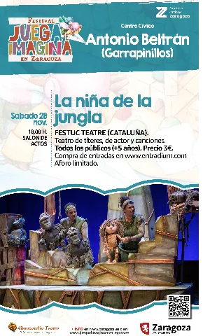 Juega E Imagina 2026: La niña de la Jungla. Festuc Teatre (Cataluña)