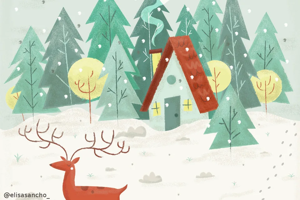Taller de postales navideñas
