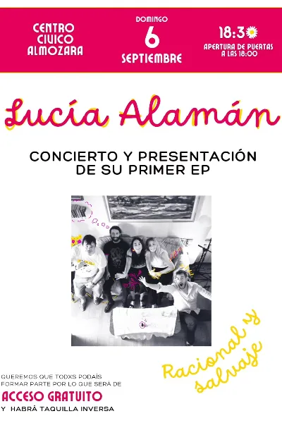 Cartel de LUCIA ALAMÁN