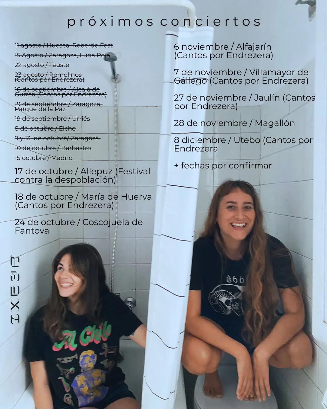 IXEYA amplía su ruta de otoño con conciertos en ocho localidades aragonesas - imagen 1
