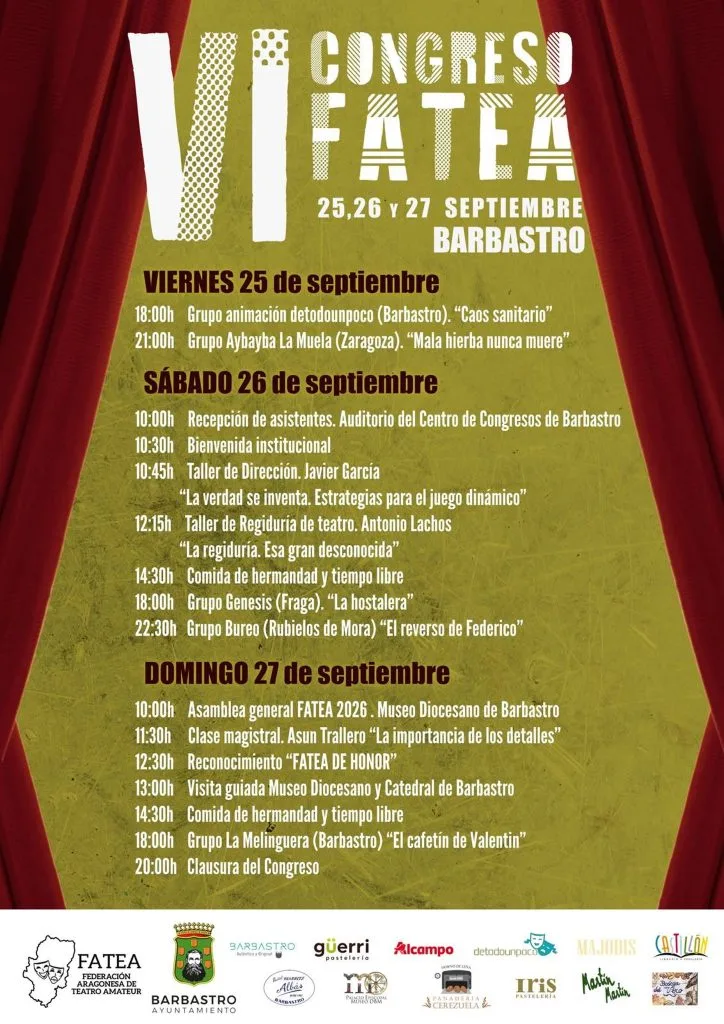 Barbastro se convierte en capital del teatro amateur aragonés con cinco compañías de las tres provincias - imagen 1