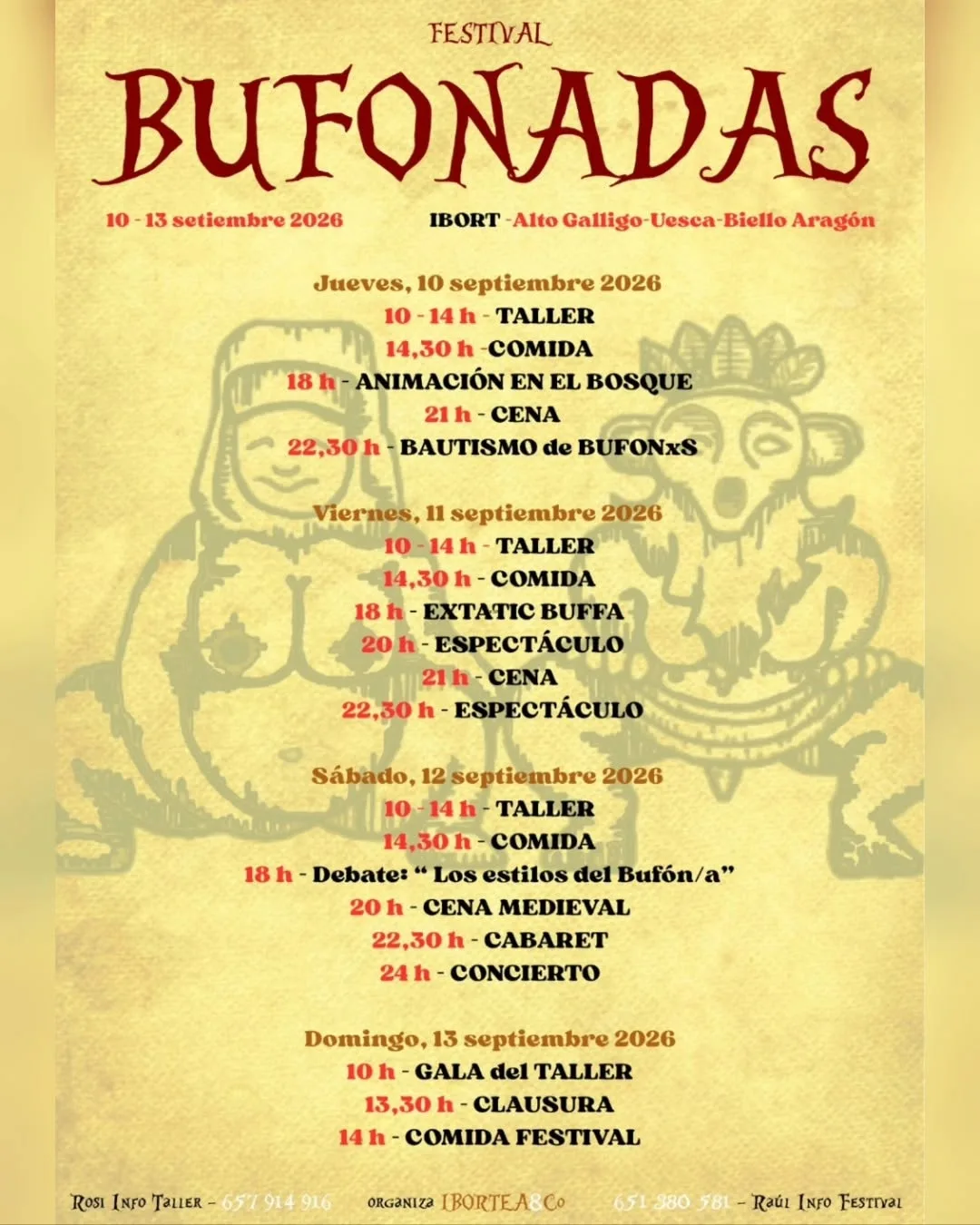 Bufones y bufonas toman Ibort con el Festival Bufonadas - imagen 2