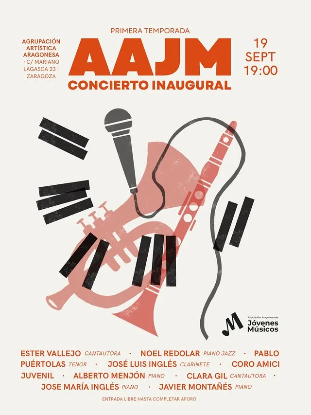 La Asociación Aragonesa de Jóvenes Músicos inicia su primera temporada con un concierto en Zaragoza - imagen 1