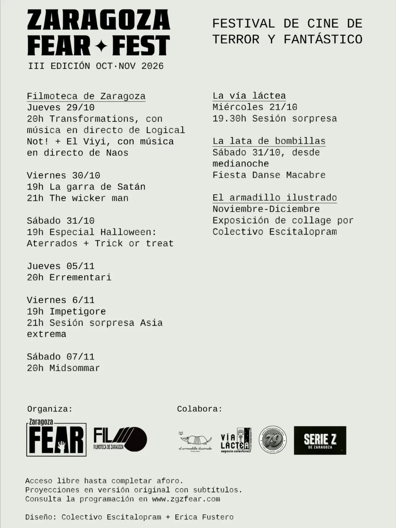 El folk horror toma Zaragoza con la tercera edición del Zaragoza Fear Fest - imagen 1