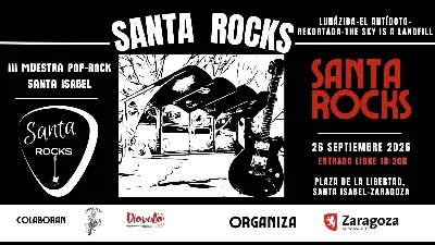 Santa Rocks regresa a Santa Isabel con la III Muestra Pop-Rock y cuatro bandas en directo