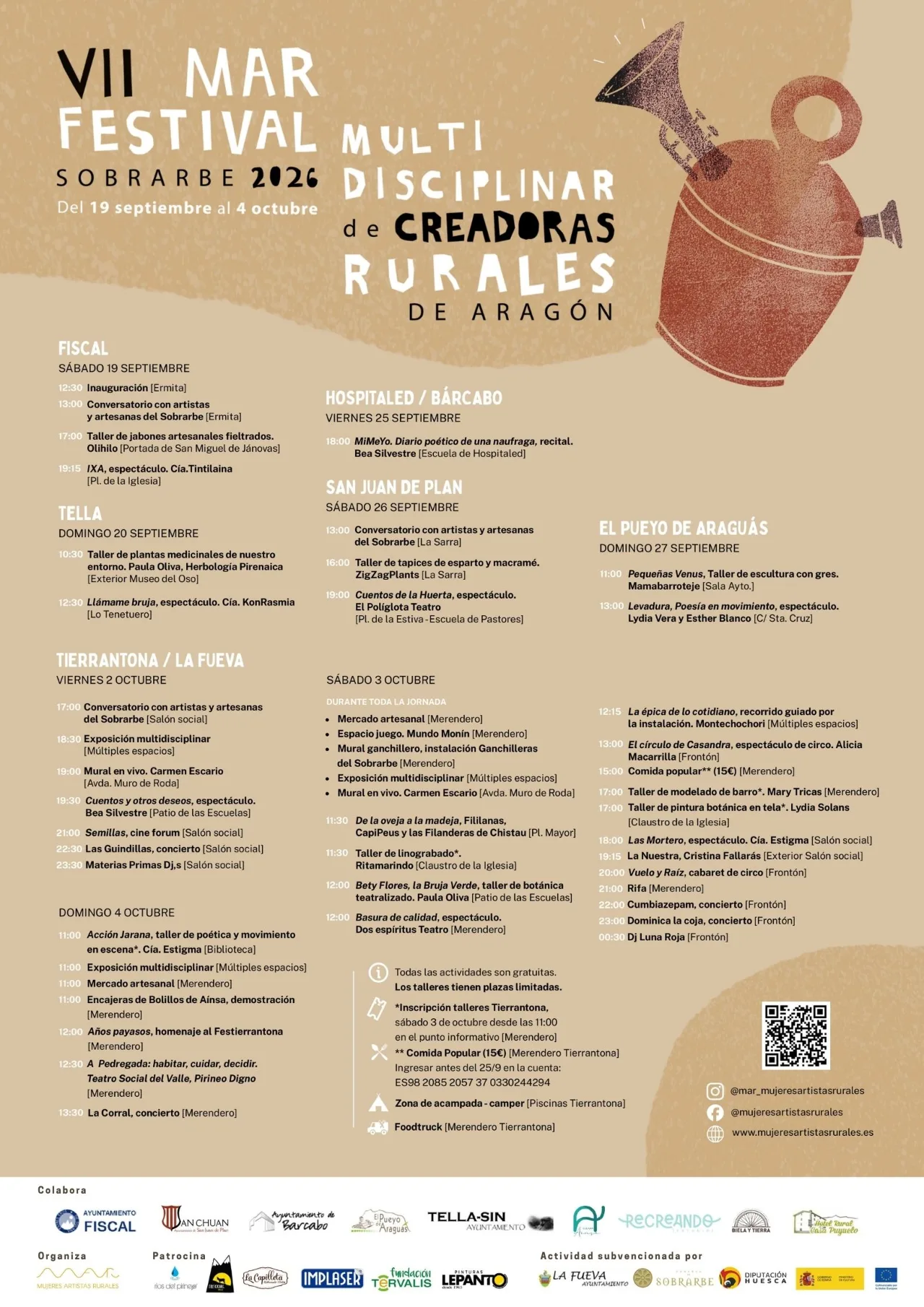 El MAR Festival llevará más de 50 actividades culturales gratuitas a seis localidades del Sobrarbe - imagen 1
