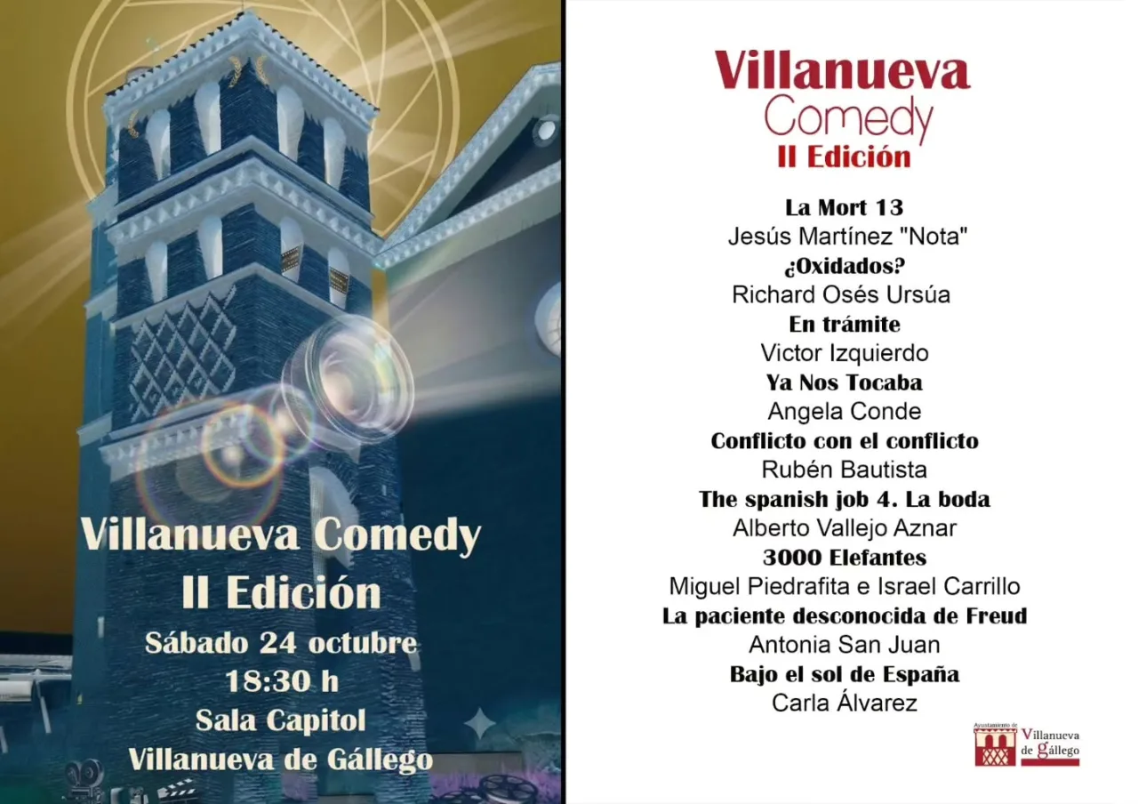 Villanueva Comedy reúne nueve cortometrajes de humor en su segunda edición - imagen 1