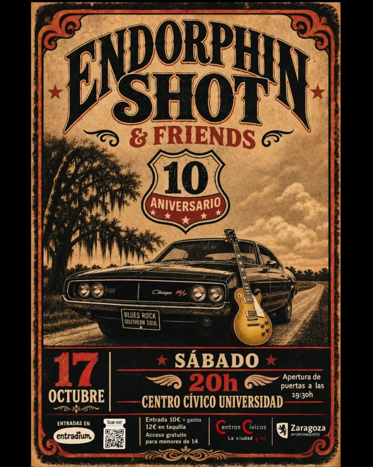 Endorphin Shot celebrará diez años sobre los escenarios con un concierto especial en Zaragoza - imagen 1