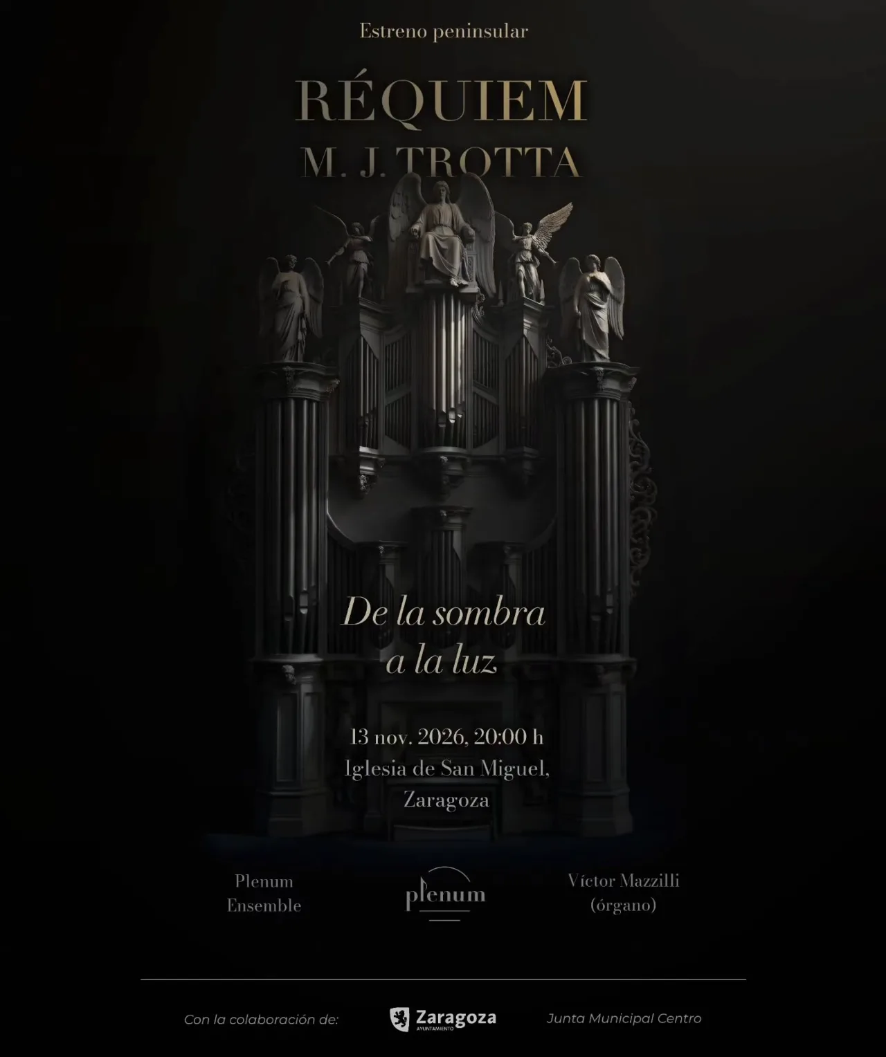 Zaragoza acogerá el estreno peninsular del Réquiem de Michael John Trotta - imagen 1