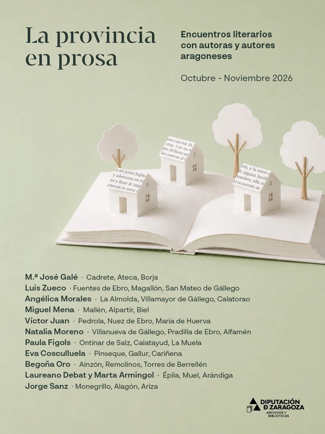 Once voces de la literatura aragonesa recorrerán 33 municipios con "La provincia en prosa" - imagen 1