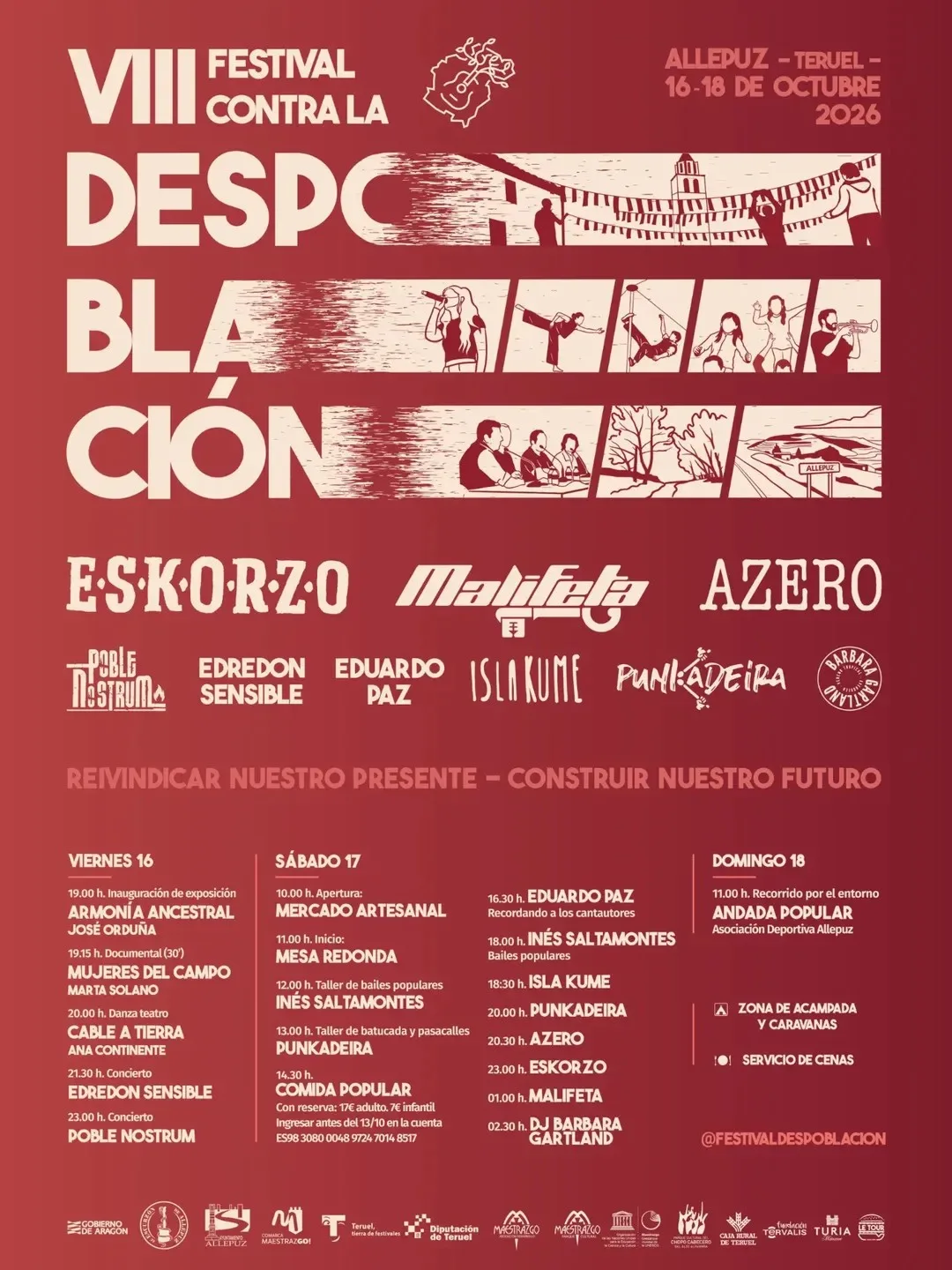 Allepuz vuelve a plantar cara a la despoblación con tres días de cultura, música y reivindicación - imagen 1