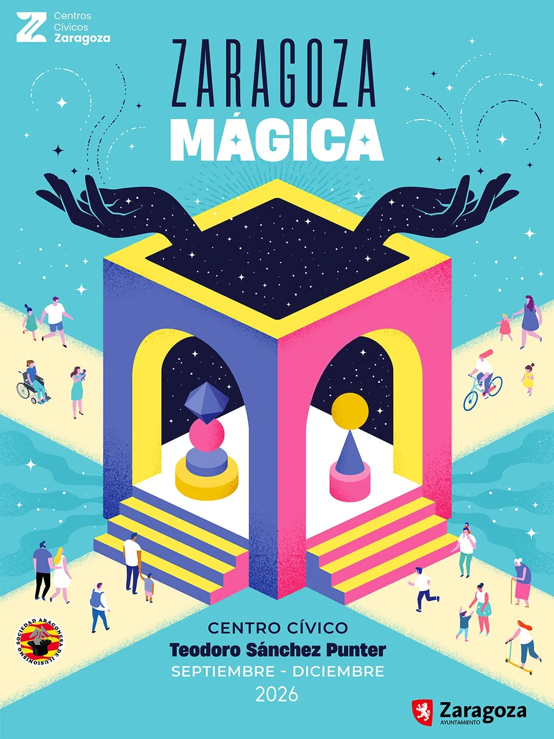 Zaragoza Mágica llenará de ilusionismo el Centro Cívico Teodoro Sánchez Punter durante tres meses - imagen 1